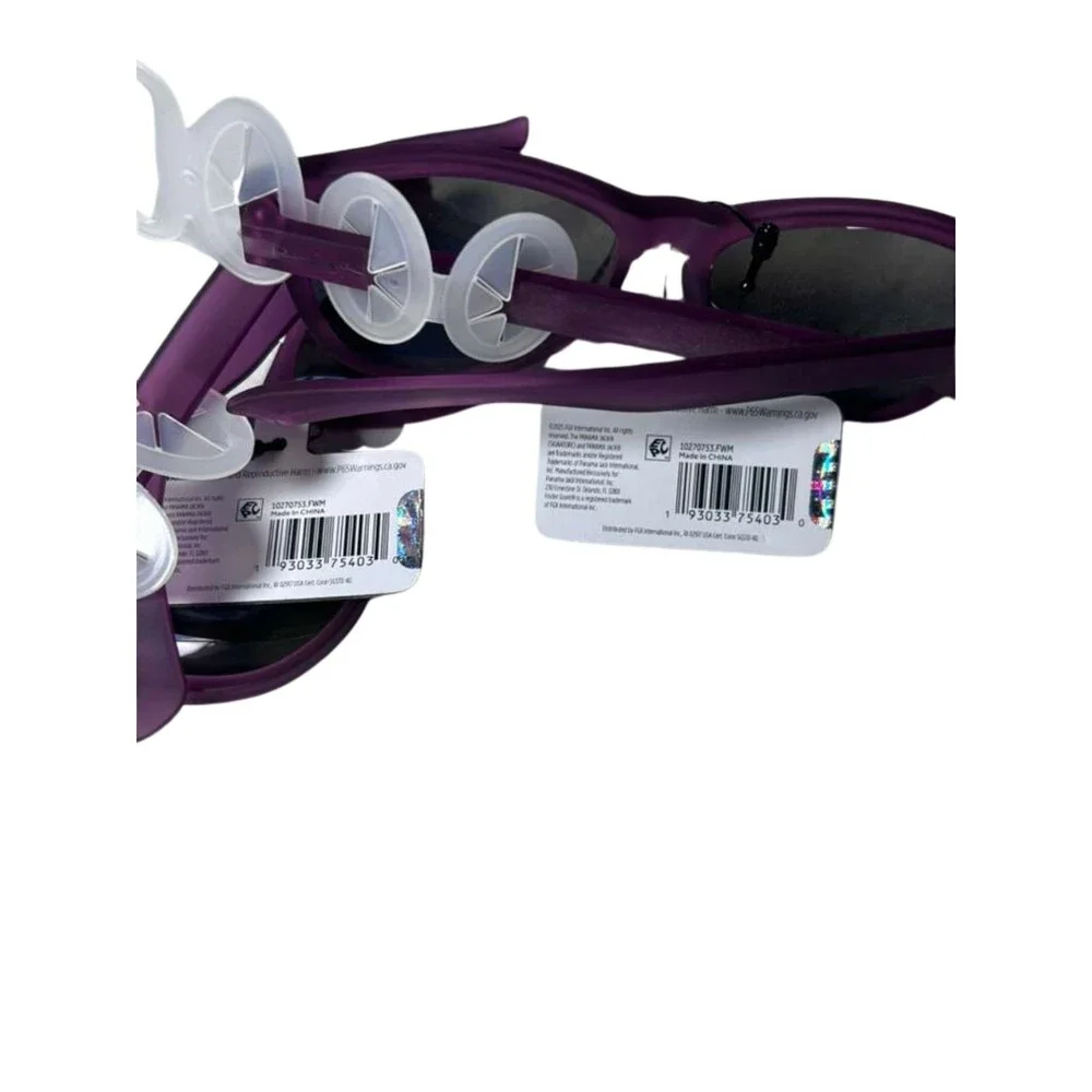 Panama Jack Foster Grant Polarized Purple Sunglasses Unisex 2 Pack Bundle New